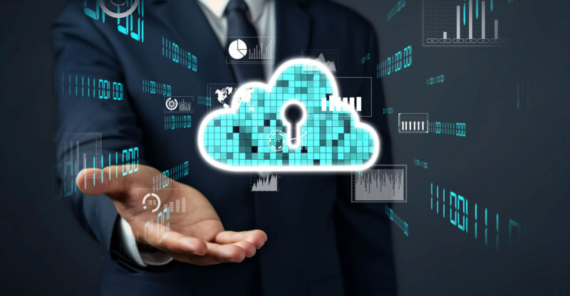 secure cloud computing concept